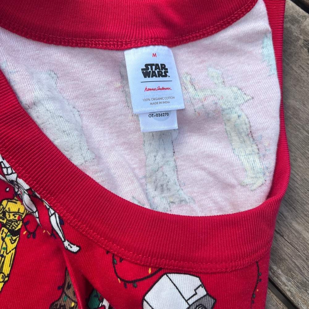 Hannah Andersson Star Wars Adult Set Pajama Bottoms - Medium Holiday Christmas - Picture 3 of 4
